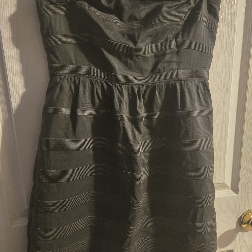 J. Crew Womens  Strapless Black Dress Sz 6